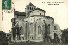 SAINT JOUIN DE MARNES LE CHEVET DE L'EGLISE - Saint Jouin De Marnes