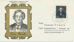 BERLIN 1970, 175. Geburtstag Von Leopold Von Ranke 1795-1886), Historiker; Gemälde Von Julius Schrader (1815-1900) 30 Pf - Lettres & Documents