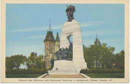 CANADA 1930 Superb Mint Col. Pc National War Memorial With Parliament Buildings, OTTAWA, Ontario - Ottawa