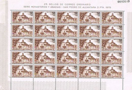 .[A0156] España 1976; Pliego San Pedro De Alcántara, 25x3Pt. (MNH) - Feuilles Complètes