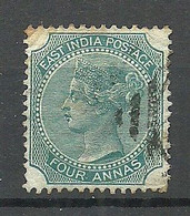 EAST INDIA 1865 Michel 21 O Queen Victoria - 1858-79 Kolonie Van De Kroon