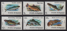 Roumanie - N°3991 à 3996 - Faune - Poissons - Cote 4€ - ** Neuf Sans Charniere - Unused Stamps