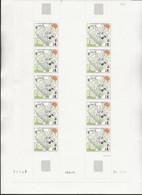ST PIERRE ET MIQUELON - N° 498 NEUF XX EN FEUIILLE 10 AVEC COIN DATE -ANNEE 1989 - Unused Stamps
