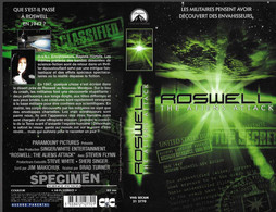 "ROSWELL: THE ALIENS ATTACK" -jaquette SPECIMEN Originale CIC VIDEO - Sciencefiction En Fantasy