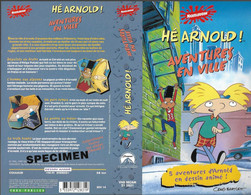 "HE ARNOLD!" -jaquette SPECIMEN Originale PARAMOUNT VIDEO -aventures En Ville - Animatie