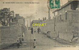 44 Basse-Indre, Entrée Est Des Forges, Affranchie 1915 - Basse-Indre