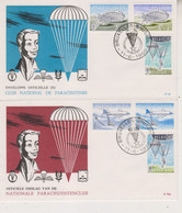 COB 1133 / 1138 Série Complète Parachutisme - 1951-1960