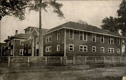 USA - CROSSETT - School - Auditorium - Sawmill - 3 Postcards - Sonstige & Ohne Zuordnung