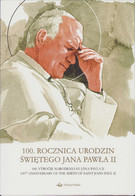 2020 Poland Souvenir Booklet 100th Anniv Of Birth Pope John Paul II Joint Issue With Slovak Post 2 Full Sheet MNH** FV - Postzegelboekjes