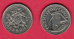 BARBADOS  25 CENTS 1994 (KM # 13) #6290 - Barbados