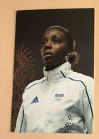 TAEKWONDO - Gwladys EPANGUE...Signature...Autographe Véritable.... - Sports De Combat