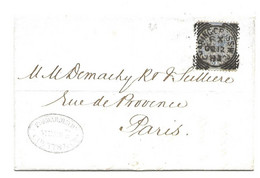 233 - 22 - Petite Lettre Envoyée De Charing Cross à Paris 1883 - Covers & Documents