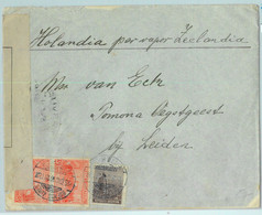 93886 - ARGENTINA - POSTAL HISTORY - Cover To HOLLAND 1916 Via SHIP Zeelandia - Covers & Documents