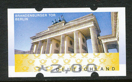 BUNDESREPUBLIK Automatenmarke Brandenburger Tor € 2,00 Postfr. ABART: Fehldruck Des Wertes - Machine Labels [ATM]