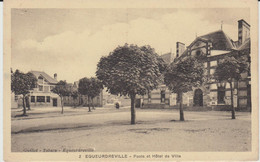 EQUEURDREVILLE (50) - Poste Et Hôtel De Ville - Bon état - Equeurdreville