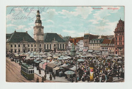 MANNHEIM:  MARKTPLATZ  -  KLEINFORMAT - Halles