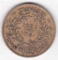 Protectorat Français Bon Pour 1 Franc 1921 – AH 1340 En Bronze-aluminium , Lec# 237 - Túnez