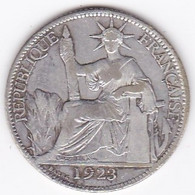 Indochine Française. 20 Cent 1923 . En Argent - French Indochina