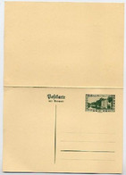 SAARGEBIET P26 Antwort- Postkarte 1928  Kat. 100,00 € - Postal Stationery