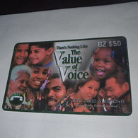 Belize-(BZ-DIG-PRE-?)-(20)-the Value Of Voice-(BZ-$50)-(388-471-0886)-used Card+1card Prepiad/gift Free - Belize