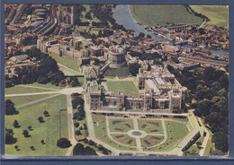 Windsor Castle, Le Château De Windsor Vue Aérienne CP. 1 Timbre Anglais Londres 13 05 1967 - Windsor Castle