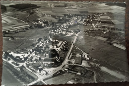 Cpsm, Luftbild, Thalfang "Albert Gerhard - Tapeten - Farben ......".Vue Aérienne, Allemagne - Bernkastel-Kues