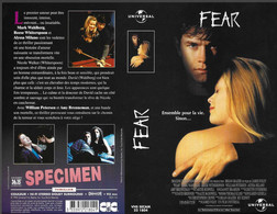 "FEAR" -jaquette SPECIMEN Originale CIC VIDEO -thriller - Horreur