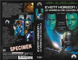 "EVENT HORIZON" -jaquette SPECIMEN Originale CIC VIDEO -le Vaisseau De L'au-delà - Sciencefiction En Fantasy