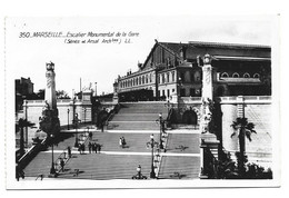 Marseille Escalier Monumental De La Gare - Stationsbuurt, Belle De Mai, Plombières