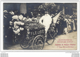 CPA 75 Carte Photo Inauguration Du Boulevard Raspail Concours De Voitures Fleuries - District 06