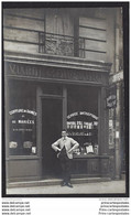 CPA 75 Carte Photo Devanture De Coiffeur 14. Rue Du Four - District 06