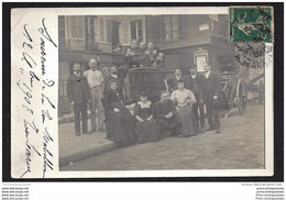 CPA 75 Carte Photo Doreur Sur Cuire Le Personel 8. Rue Mabillon - District 06