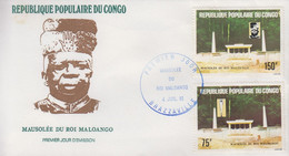 Enveloppe  FDC  1er  Jour   CONGO    Mausolée  Du   Roi  MALOANGO    1981 - FDC