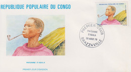 Enveloppe  FDC  1er  Jour   CONGO    Paysanne   D' ABALA    1979 - FDC