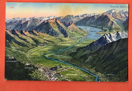 ZLB-20 Panorama Del Ticino Da Bellinzona Fine A Brissago, Locarno, Gudo.  Circulé 1915 Sous Enveloppe. Bender 5568 - Brissago