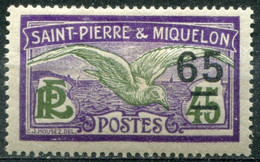 SAINT PIERRE ET MIQUELON - Y&T  N° 121 * - Unused Stamps