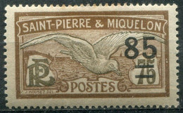 SAINT PIERRE ET MIQUELON - Y&T  N° 122 * - Unused Stamps