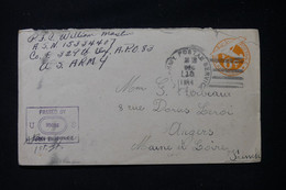 ETATS UNIS - Entier Postal D'un Soldat En 1944 Pour La France Avec Cachet De Contrôle Postal - L 90536 - 1941-60