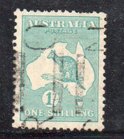 XP3642 - AUSTRALIA 1929, 1 Sh/- Usato SG N. 109. W7 (2380) - Oblitérés