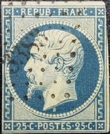 N°10a Louis-Napoléon 25c Bleu Foncé. Oblitéré Losange P.C. N°3383 Toulouse - 1852 Louis-Napoleon