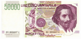 Italia - 50.000 Lire 1999 Bernini II     ----- - 50000 Lire