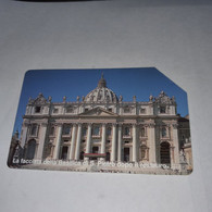 VATICAN-(vat-scv0067)-facciata Della Basilica-(25)-(lirat Vatican-10.000)-(000007510)-used Card+1card Prepiad Free - Vaticaanstad