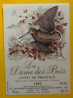 18464 - La Dame Des Bois Côtes De Provence 1989 - Jacht