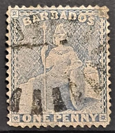 BARBADOS 1859 - Canceled - Sc# 11 - 1d - Barbados (...-1966)