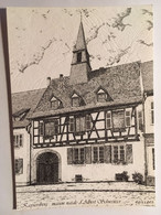 Cpm De 1985, Dessin à La Plume De Maillard, KAYSERSBERG La Maison Natale D'Albert Schweitzer,éd Maillard - Kaysersberg