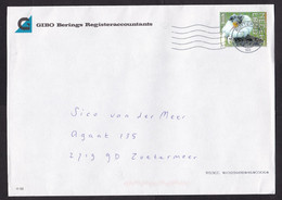 Netherlands: Cover, 2021, 1 Stamp, Wild Fighting Cock, Bird, Poultry, Endangered Animal (traces Of Use) - Covers & Documents