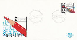 NETHERLANDS 1977 Elections Overprinted 25 MEI '77 FDC - Sonstige & Ohne Zuordnung