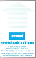 CLE²-MAGNETIQUE-NOVOTEL -PARIS La DEFENSE-Cle FontaineTBE - Hotel Key Cards