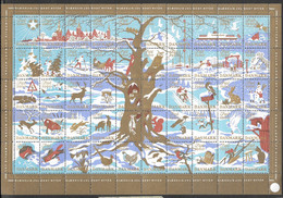 Denmark; Christmas Seals. Full Sheet 1960   MNH** - Full Sheets & Multiples