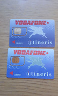 LOT 2 ANCIENNES CARTES GSM SIM VODAFONE ITINERIS T.B.E !!! - Other & Unclassified
